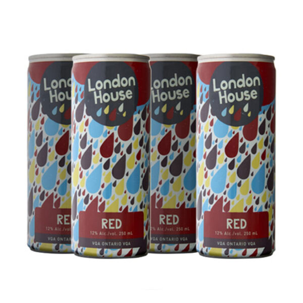 London House Red 4 Pack Can