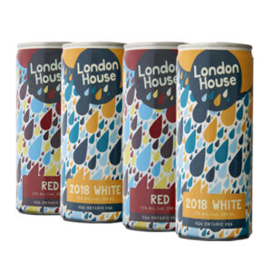 London House Red & White Can – 4 Pack